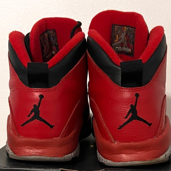 Air Jordan 10 Retro 30th BG "Bulls Over Broadway” Size 6Y Good Condition - Picture 5 of 8